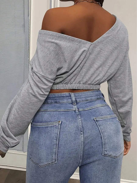 Dawn-Slayr cropped sweatshirt