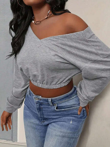 Dawn-Slayr cropped sweatshirt