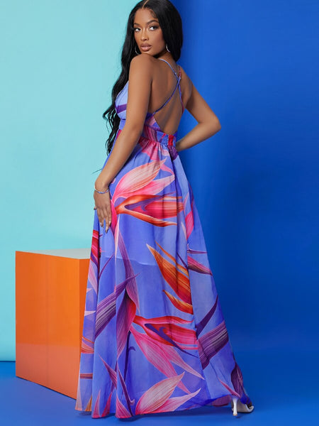 Birds of Hawaii floral maxi - What's Your Chic