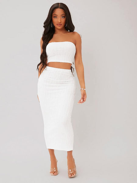 Vida top & skirt set