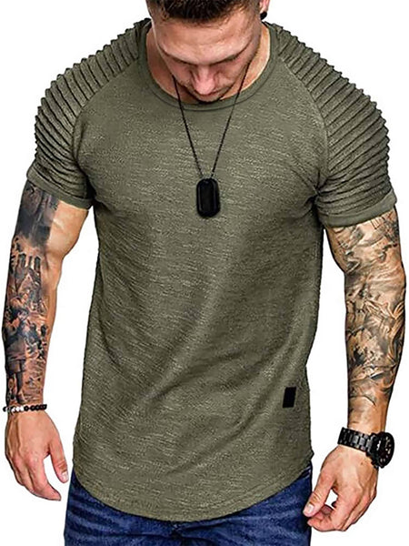 Phases ruched sleeve casual tee