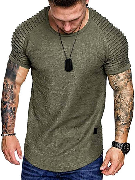 Phases ruched sleeve casual tee