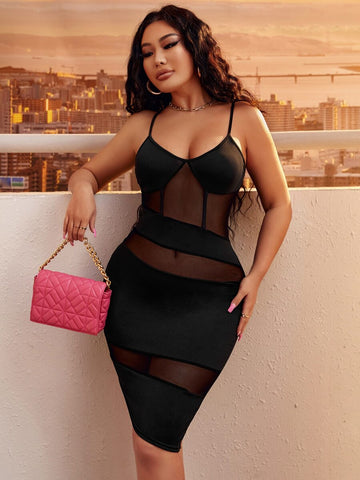 Zindabad mesh bodycon