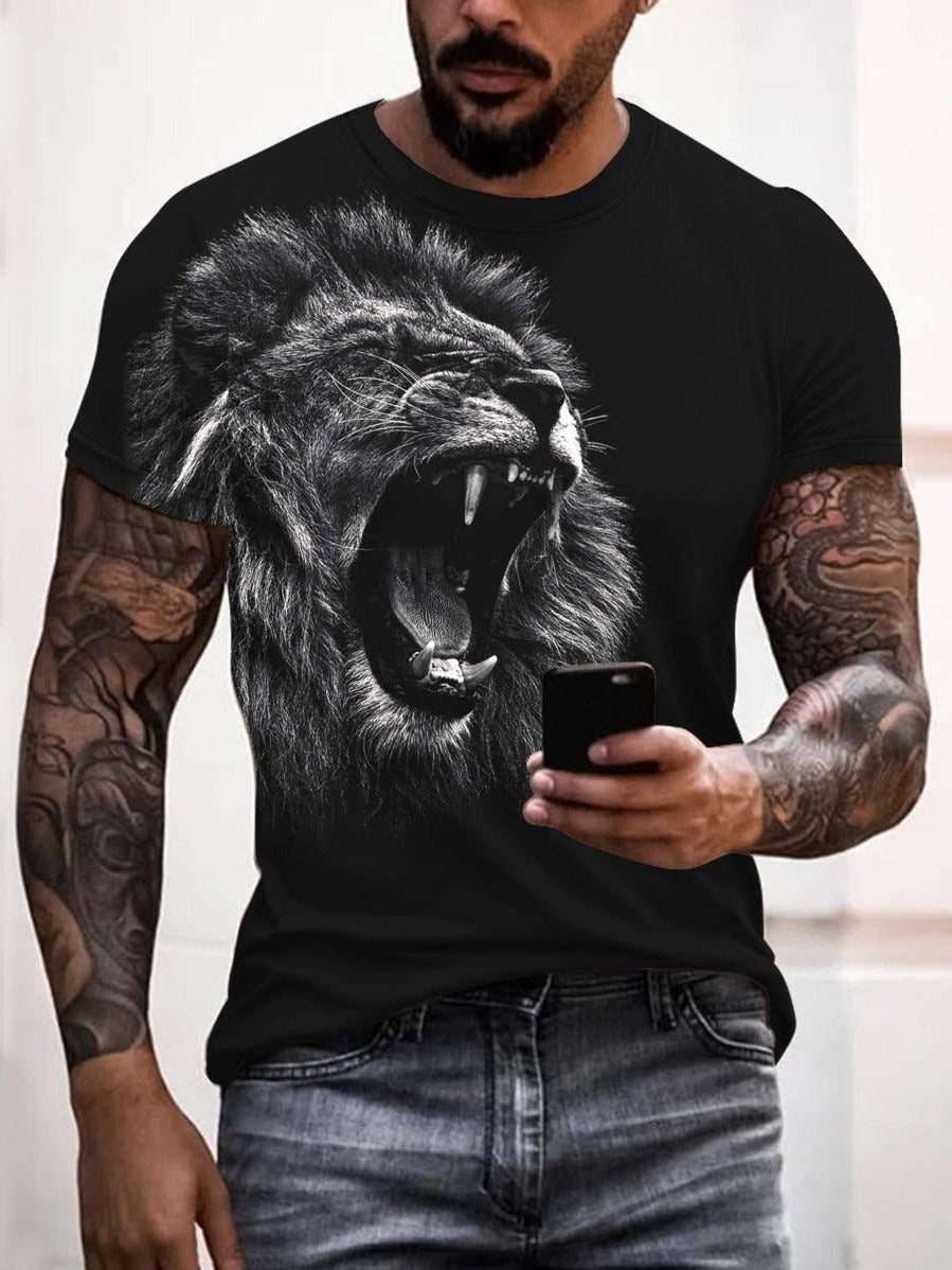 Lion in 3D t-shirt - What's Your Chic