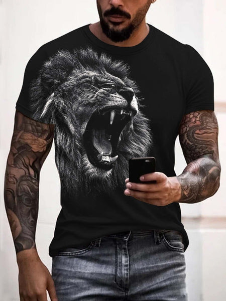 Lion in 3D t-shirt - What's Your Chic