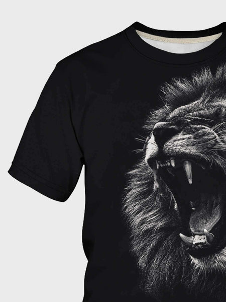 Lion in 3D t-shirt - What's Your Chic