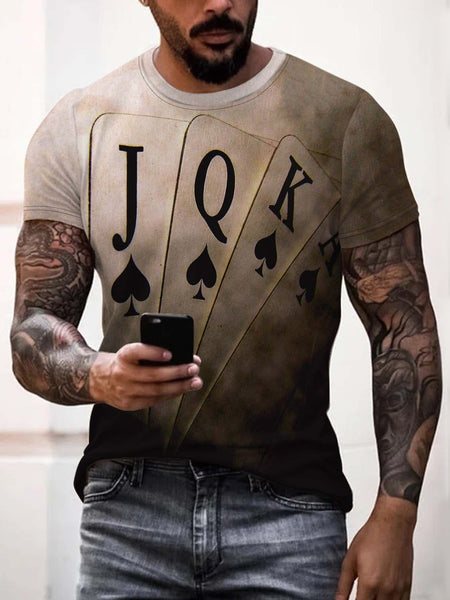 Royal Flush print tee - What's Your Chic