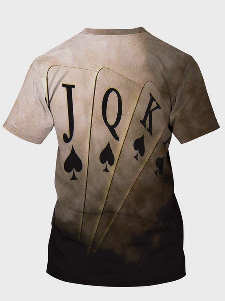 Royal Flush print tee - What's Your Chic