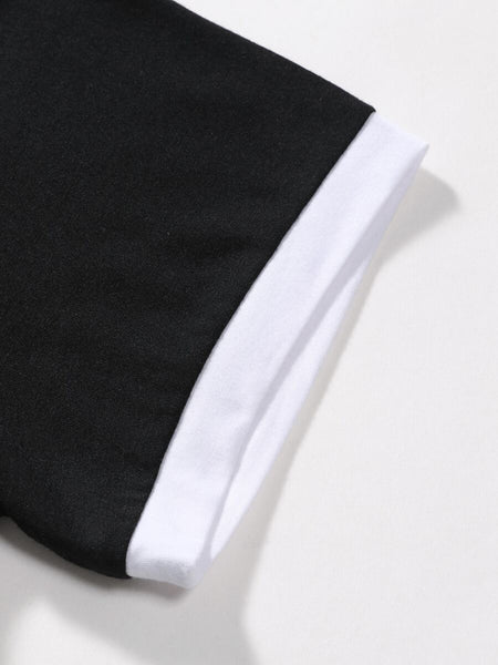 Mid-day Moves color block tee