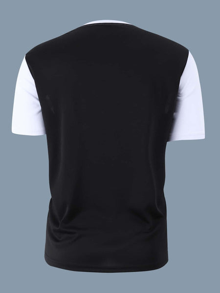 Men's black back graphic tee