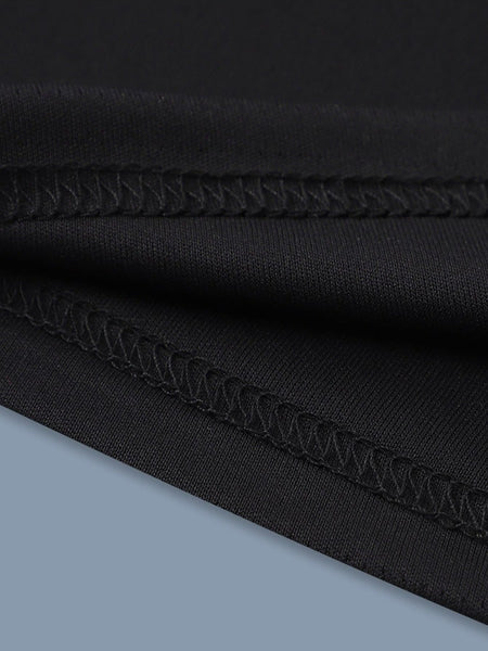 Men's black back graphic tee