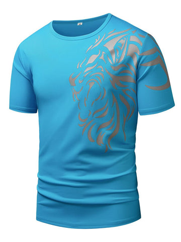 Lion design tee
