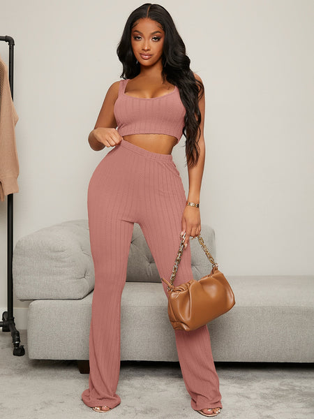 Baija textured tank and pants