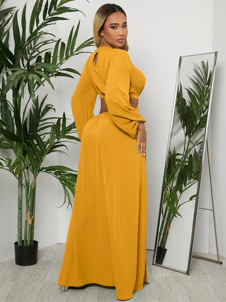 2AM Effect split thigh dress