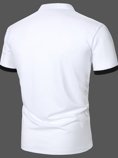 Power Move contrast polo shirt