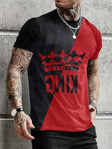 Block Letter King *hit graphic tee - What's Your Chic