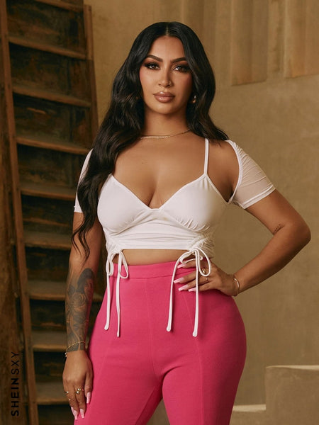 Weekend Business bustier crop