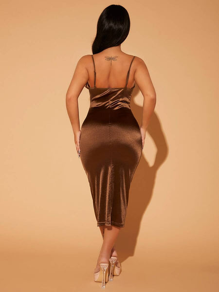 Lapochka satin dress