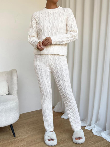 Tingles cable knit sweater set