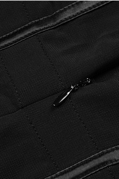 Strapless Spliced Mesh Teddy - What's Your Chic