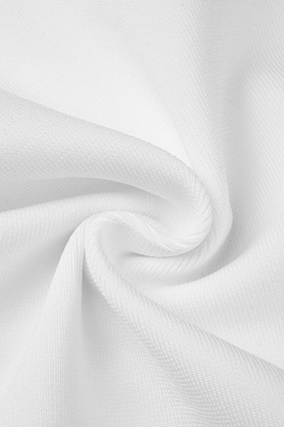 Rhinestone Tassel Hem Bodycon Dress - What's Your Chic